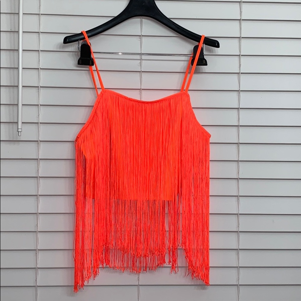 NWOT Top Shop crop top size 6